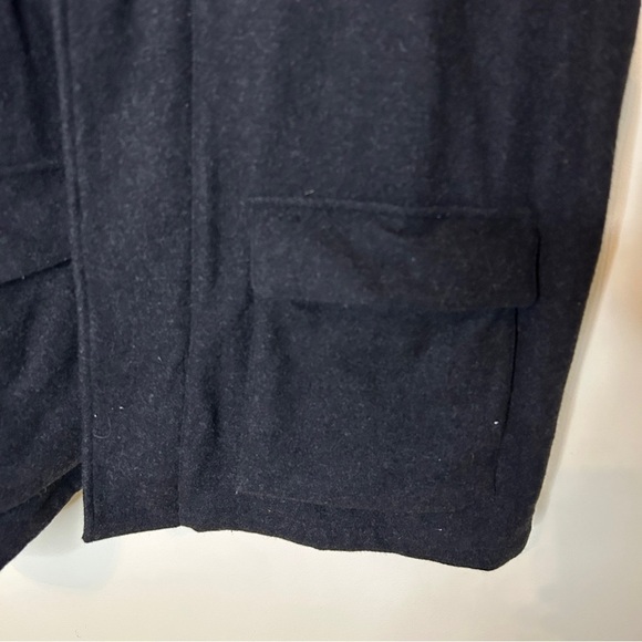 Polo by Ralph Lauren Full Zip Wool Blend Coat Jacket Black Size L - Picture 8 of 11